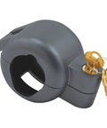 Doorknob Lock-Out Device with Key Blocks Access to the Keyhole on Round Knobs Up to Two and Seven Eighths Inches Removable Security Cover