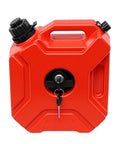 5 Liter Fuel Storage Tank With Bleed Valve And Transfer Pump, Portable Gas Jug For Cars, Motorcycles, Boats And Outboard Motors, Includes Guide Pipe, Tough HDPE Construction For Safe, Easy Fuel Storage And On The Go Transport