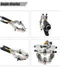 Locking C Clamp Pipe And Tube Clamp With Four Non Slip Pads 11 Inch Heavy Duty Adjustable Welding Clamp Angle Display