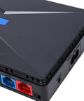 Compact Mini Ups Battery Backup Delivers A Rock Solid 8800Mah Reserve That Keeps Your Router And Modem Humming Along During Blackouts Without Missing A Beat, showing input ports.