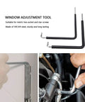 Premium 4mm Hex Key Window Adjustment Tool Set With Ball End And Star Wrench Kit Made From Tough 59CrV4 Steel For Winkhaus Hardware Fixes That Hit The Spot. 4mm 59CrV4 steel window adjustment tools for hex and star screws