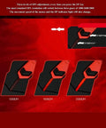 Gaming Keyboard and Mouse Set With Full Keys Backlit Wired Mechanical Keyboard showing DPI levels 1000, 1600, and 2000 adjustment options.