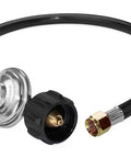 Propane Regulator And Hose Type One QCC1 Universal Grill Regulator Replacement Parts For Most LP Gas Grills Heaters And Fire Pits Tables