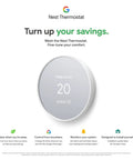 Nest Thermostat Smart Programmable WiFi Thermostat With Energy Star Certification displaying temperature settings.