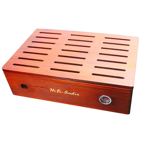 Wooden One Side Heat Dissipation Audio Amplifier Chassis For DIY Projects Power Supply Enclosure for Preamp and DAC