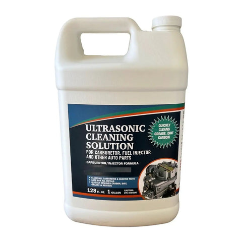 Ultrasonic Carb Cleaner Concentrate For Cars And Motorcycles, 4 Gallons, Powerful Clean Fluid That Breaks Down Dirt, Varnish, Gums, And Buildup From Carburetors, Valves, And Heat Exchangers, 1-gallon bottle