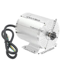 Image of Beefy 1000W 36V Brushless DC Motor Kit with dimensions and sprocket, suited for bikes and scooters.