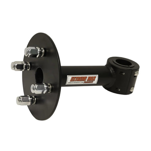 Spare Tire Mount For Polaris RZR XP Turbo Straight Tube Clamp Fits 1 3/4 Inch Roll Cage With Bushings Heavy Duty Steel Black