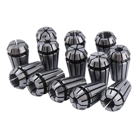 ER11 Collet Set 13Pcs For CNC Milling And Engraving Machines Spring Collets Clamp Kit displayed in various sizes