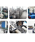 Manufacturing process of Five Pack 6207 2RS Deep Groove Ball Bearings 35x72x17mm Double Sealed Pre Lubricated for high RPM use