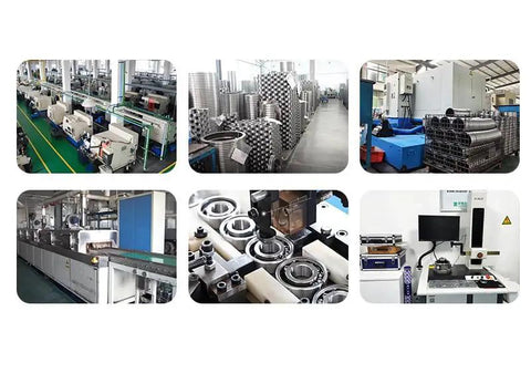 Manufacturing process of Five Pack 6207 2RS Deep Groove Ball Bearings 35x72x17mm Double Sealed Pre Lubricated for high RPM use
