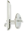 Foolproof No Stud Grab Bar Mounting System Heavy Duty Rust Proof Stainless Steel Bathroom Safety Anchor showing metal plate and bracket.