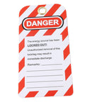 Lockout Tag Rewritable Safety Sign For Industrial Job Sites Reusable Hanging Warning Label for Chemical Plants