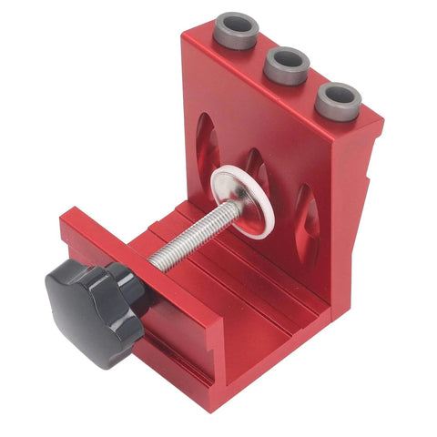 Aluminum Alloy Hole Jig System For Woodworking DIY Projects With 3 Step Drill Bits For Cabinet And Furniture Assembly Portable Durable Screw Jig Alternative
