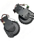 Left And Right Replacement Wheel Set For Master S Robot Vacuum, side view showing side caster roller assembly, 1 pack, black.