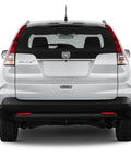 Rear view of a Honda CR-V with a Honda CRV 2007-2016 7 Inch Antenna Mast Replacement With Internal Copper Coil Car Wash Proof Rubber Antenna