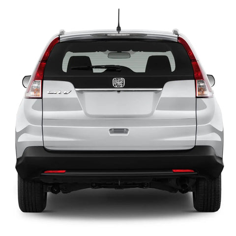 Rear view of a Honda CR-V with a Honda CRV 2007-2016 7 Inch Antenna Mast Replacement With Internal Copper Coil Car Wash Proof Rubber Antenna