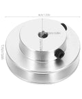 Single Groove Pulley For 6mm Synchronous Belt Aluminum Alloy With Hard Anodized Finish Mechanical Drive Replacement Part For Small Motors In Precision Machines And Your Go To High Precision Equipment, 4cm diameter