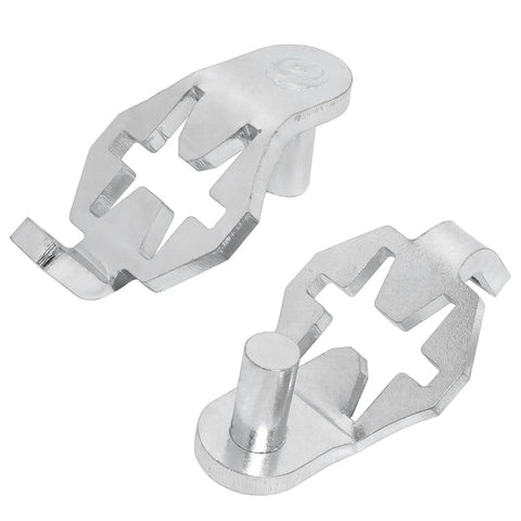 Four Piece T-Post Gate Hinge Pins Set, Heavy Duty Powder Coated Steel For Farm And Garden Gates, Rust Resistant And Durable