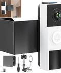No Drill Anti Theft Doorbell Mount For Video Doorbells Compatible With Tapo Cameras with tamper proof screws and anti pry design