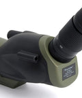 Ultima 20-60x80 Angled Spotting Scope for Wildlife Observation and Birding Powerful Long Range Glassing With 45 Degree Eyepiece Clear Optics Rugged Weatherproof Build Easy Setup for Outdoor Adventures angled green-and-black 80mm spotting scope with 20-60x eyepiece