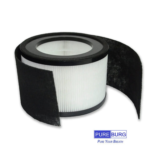 Replacement Filter Set For Crane EE-5068 And Jetery JT-8115M Air Purifiers shown as a single rolled H13 HEPA filter with carbon pre-filter