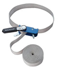 Workhorse Durable 1 Inch By 15 Inch Quick Grip Band Clamp With Permanently Attached Ratcheting Handle displayed on white background