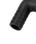 Close-up of Nylon Through Hull Fittings For Boats Three Quarters Inch Twenty Millimeter Drain Plug Twist Adjustable Marine Grade Connector