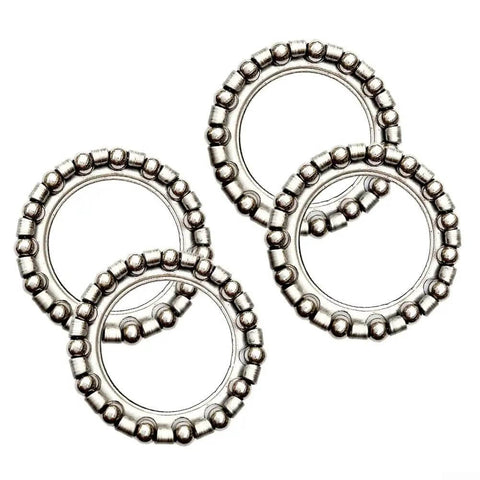 Grab Top Tier 4Pcs E-Bike Steering Bearings With Hard Chrome Steel Build For Rock Solid Durability And Smooth Rides. 40x27mm