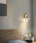 Modern Crystal Wall Sconce Set Of 2 With Switch Button Indoor Wall Lights In Matte Nickel Finish For Bedroom Or Hallway Easy Install