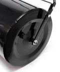 Close-up of Push Or Tow Lawn Roller With 24 Inch Drum, 16 Gallon Capacity, heavy-duty steel frame and drum