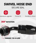 Ultimate 10AN Fuel Line Kit With Adjustable Wrench Braided Hose Fitting Set For High Flow Performance Cars And Trucks That Gotta Run Smooth As Butter swivel hose end 7/8-14 UNF