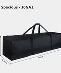 Massive 46 Inch Extra Large Zippered Duffel Bag For Travel Camping And Sports Gear Storage Waterproof Foldable Luggage