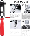 CV Boot Clamp Pliers Kit Set 10 Pack Stainless Steel Universal Adjustable tool instructions and ergonomic red handle
