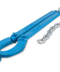 Beefy Heavy Duty Fence Wire Tightener Tool For Barbed Wire And Electric Fences with blue steel frame and attached chain
