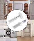 Easy Install Bifold Door Repair Kit With Top Pivot And Guide Wheel Spring Loaded Replacement Parts for closet doors