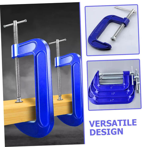 4 Inch Thickened G Clamp For Woodworking With Quick Release Table Mount Heavy Duty Desk Clamp For Wood Projects And Holding Jigs