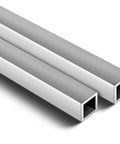 2 Pack Aluminum Square Tubing 1 Inch Outer Diameter 0.12 Inch Wall 36 Inch Length Straight Industrial Metal Tube Built For Furnishing DIY Projects And Machinery 6061 Aluminum Silver Finish
