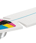 RipStik RipSurf Caster Board For Street Surfing With Traction Pad And Durable Poly Deck Two High Performance Wheels 10.5 Inch Deck CMYK Finish Built To Ride Like Waves On Pavement, shown on a white background.