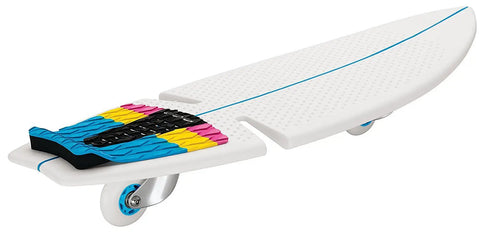 RipStik RipSurf Caster Board For Street Surfing With Traction Pad And Durable Poly Deck Two High Performance Wheels 10.5 Inch Deck CMYK Finish Built To Ride Like Waves On Pavement, shown on a white background.