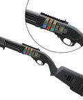 Tactical 12 Gauge Shotgun Shell Holder for Rifles Cordura Nylon Pouch Holds 5 Rounds with Velcro Back Attachment on shotgun