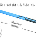 35 Inch Fiberglass Handle Workhorse Heavy Duty Lightweight Shock Absorbing Mattock And Pick Shaft with size details
