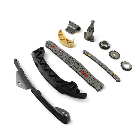 Check this slick Timing Chain Kit With VVT Gear Perfect For Your Scion Vibe Corolla Matrix Prius XD CT200H 1.8L And 2.4L Engines Plus Fits 1ZR 2ZR FE Models Featuring Durable Metal Build That Won't Stretch Or Break For Serious Savings On Long. timing chain kit parts on white background