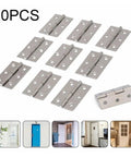 10 stainless steel rotating concealed hinges for cabinets and furniture, easy install, heavy-duty door hinge replacement.