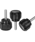 20 Pack M3 X 12mm Knurled Thumb Screws Clamping Knobs With 14mm Round Plastic Heads For Precise Adjustments