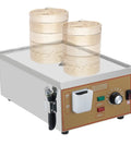 Dim Sum Steamer With 2 4 6 Hole Stainless Steel U Tube Heating Independent Water Supply And Temperature Control For Breakfast Shops