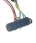 5-pin connector for Left Driver Side Headlight Motor Assembly Replacement For Chevrolet Corvette C5 2000 To 2004 5.7L V8.