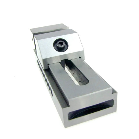 2 Inch Precision Grinding Screwless Mini Insert Vise For Toolmakers In Tool Steel With Black Metallic Finish