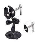 Pro Grade Soldering Clamp And Stand For Maintenance And Repair, Alloy Steel Welding Fixture With Rock Solid Holding And Adjustable Positioning, Compact Design For Precise Workbench Soldering, black clamp on base