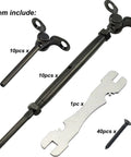 One Eighth Inch Cable Railing Hardware Kit For Wood Posts With Stainless Steel Swage Toggle Turnbuckles Rust Resistant Multi Angle Kit